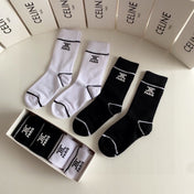 CELINE 26S CREW SOCKS 493556 (1 BOX)