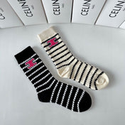 CELINE 26S CREW SOCKS 520270 (1 BOX)