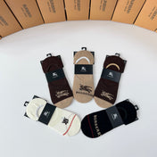 BURBERRY 26S NO-SHOW SOCKS 267243 (1 BOX)