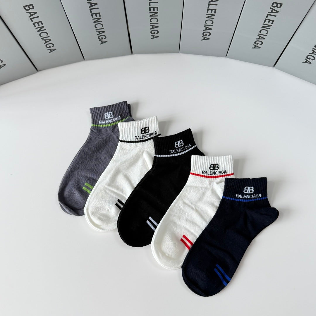 BALENCIAGA 26S ANKLE SOCKS 296484 (1 BOX)