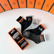 HERMES 26S ANKLE SOCKS 363559 (1 BOX)