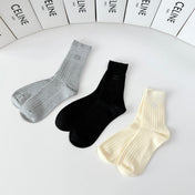 CELINE 26S CREW SOCKS 373797 (1 BOX)
