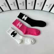 CHANEL 26S CREW SOCKS 373803 (1 BOX)