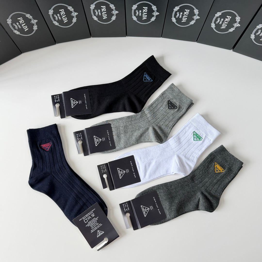 PRADA 26S ANKLE SOCKS 389121 (1 BOX)