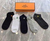 HERMES 26S ANKLE SOCKS 395230 (1 BOX)