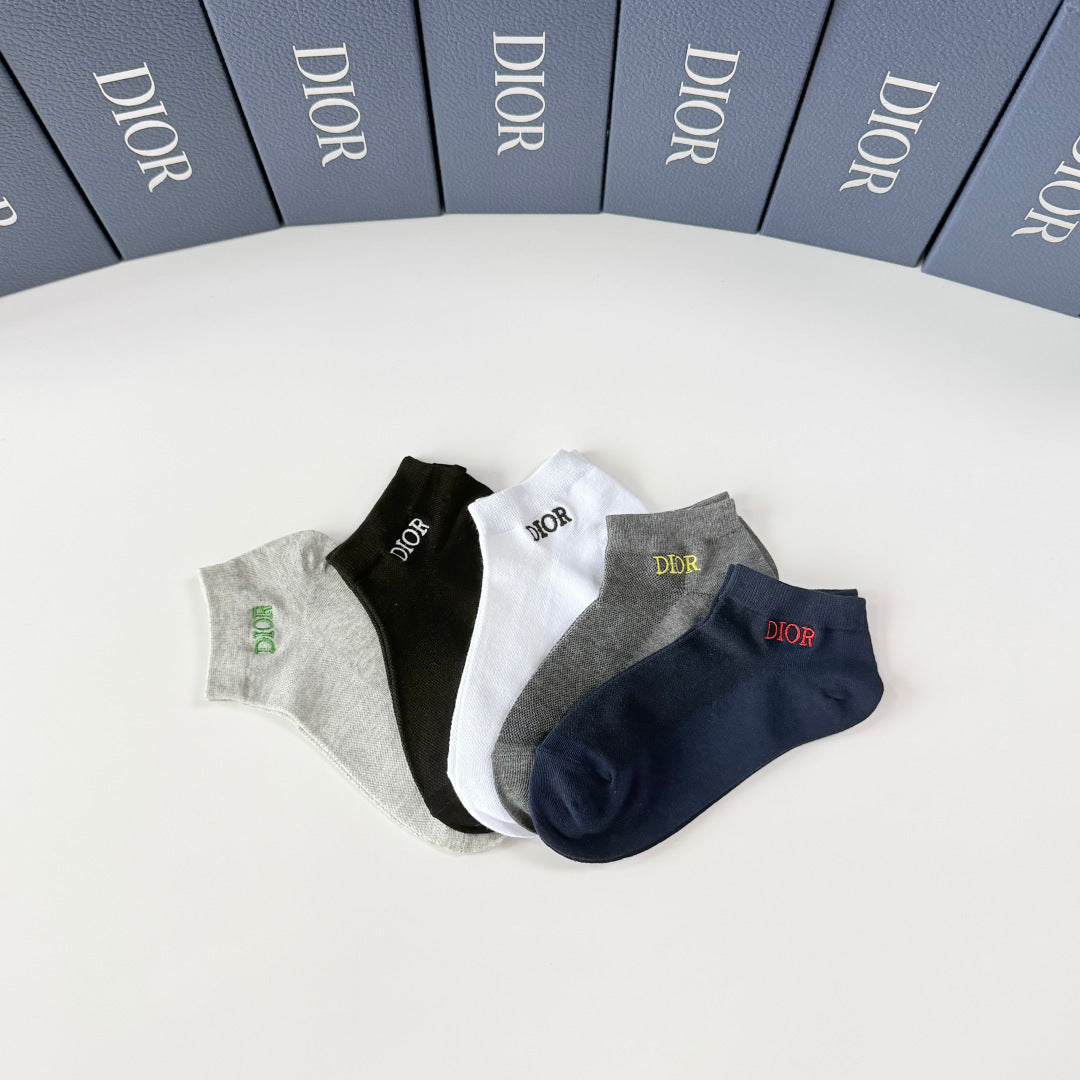 DIOR 26S ANKLE SOCKS 402518 (1 BOX)