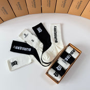 BURBERRY 26S CREW SOCKS 417742 (1 BOX)