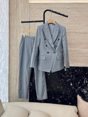 MAX MARA 25S SET VEST BLAZER 012