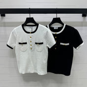 CELINE SHORT SLEEVE SWEATER 269457
