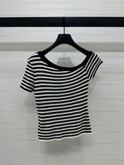 Prada 25 One-Shoulder Top Wool 233511