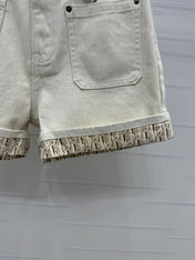 Dior 25 Short Beige Monogram Cotton233481
