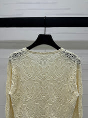 DIOR 25S 3D HAND KNIT CARDIGAN 264188