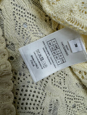 DIOR 25S HAND CROCHET VEST IN COTTON 264185