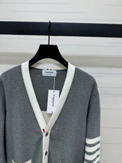 THOM 25S V-NECK KNIT CARDIGAN 264210