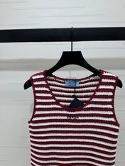 PRAD 25S STRIPED SWEATER 264183