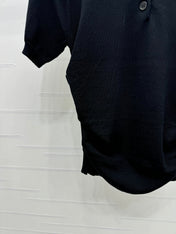 PRAD 25S SHORT SLEEVE KNIT TOP 264123