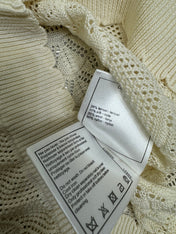 CHANEL 25S HOLLOW KNIT VEST 264154
