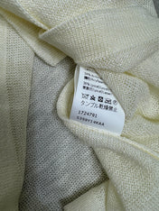 LOEWE 25S ROUND NECK KNITTED VEST WHITE 264069