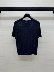 DIOR 25S BUTTERFLY WOVEN T-SHIRT 264064