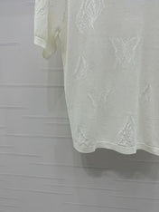 DIOR 25S BUTTERFLY WOVEN T-SHIRT 264066