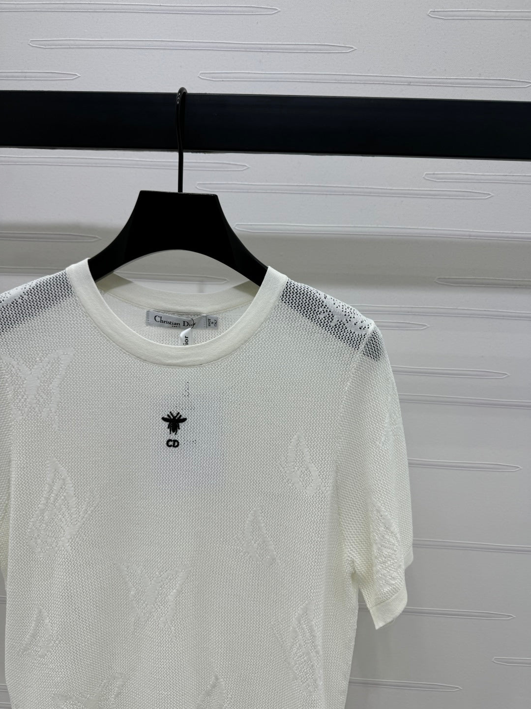 DIOR 25S BUTTERFLY WOVEN T-SHIRT 264066