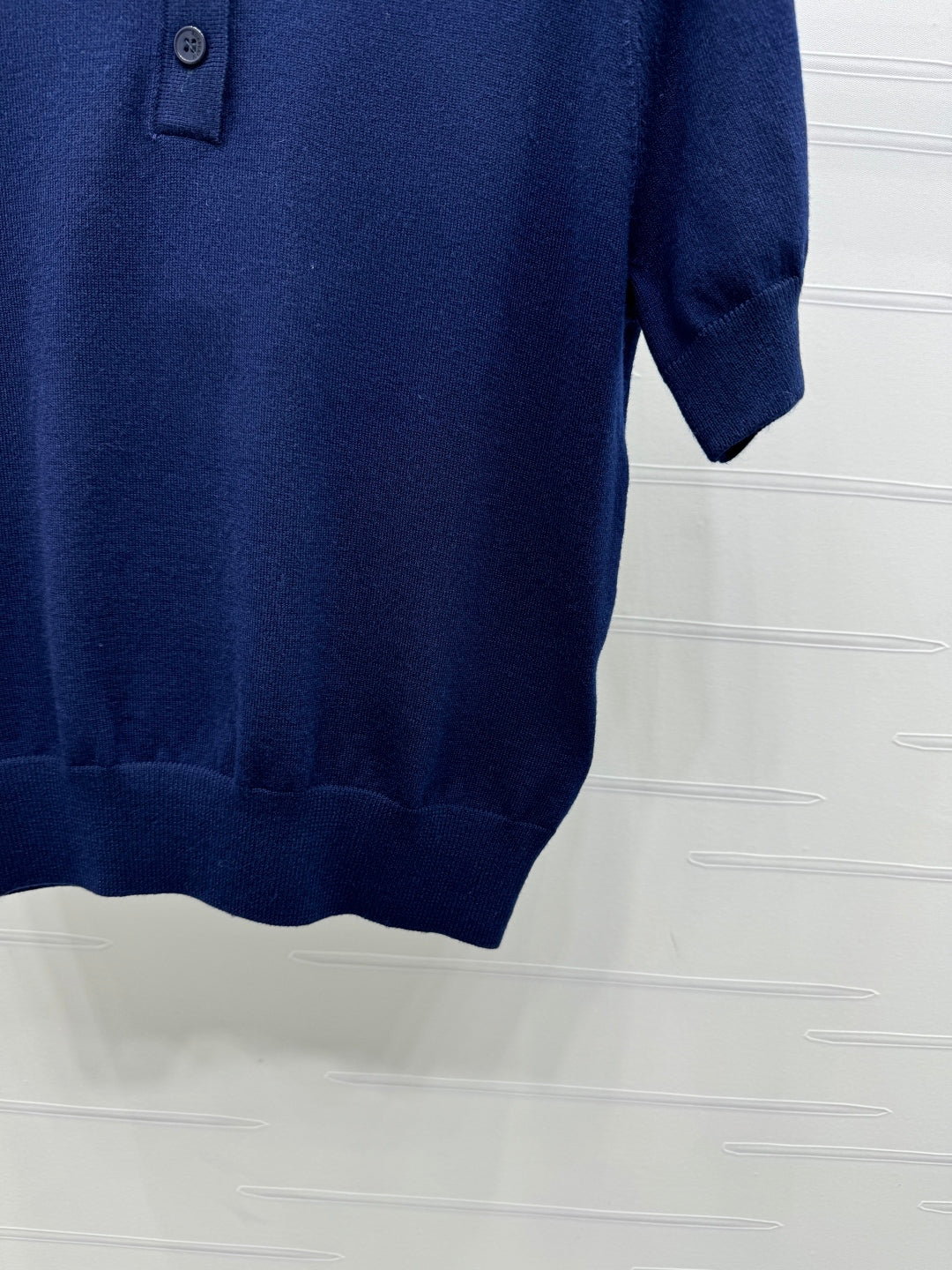 BURBERRY SHORT-SLEEVE KNITTED POLO SHIRT 274845