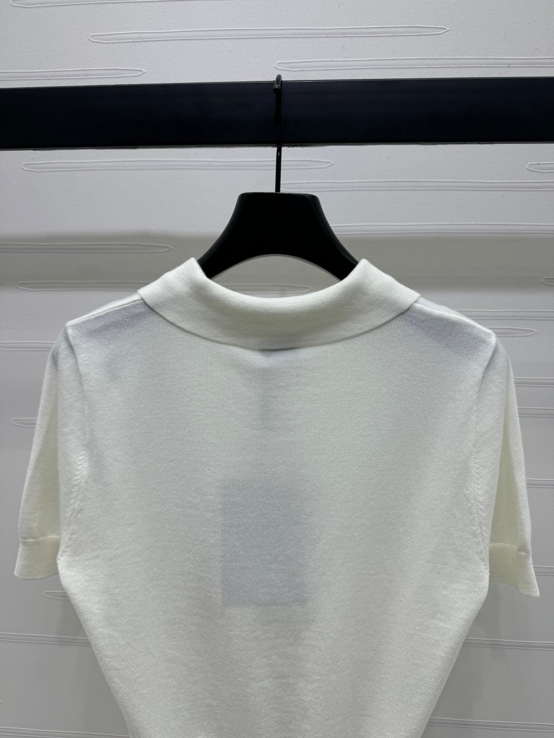 BURBERRY SHORT-SLEEVE KNITTED POLO SHIRT 274844