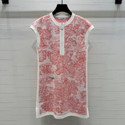 DIOR JUNGLE JACQUARD STRAIGHT DRESS 269394