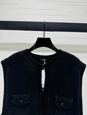 CHANEL CROPPED KNIT SWEATER 269386