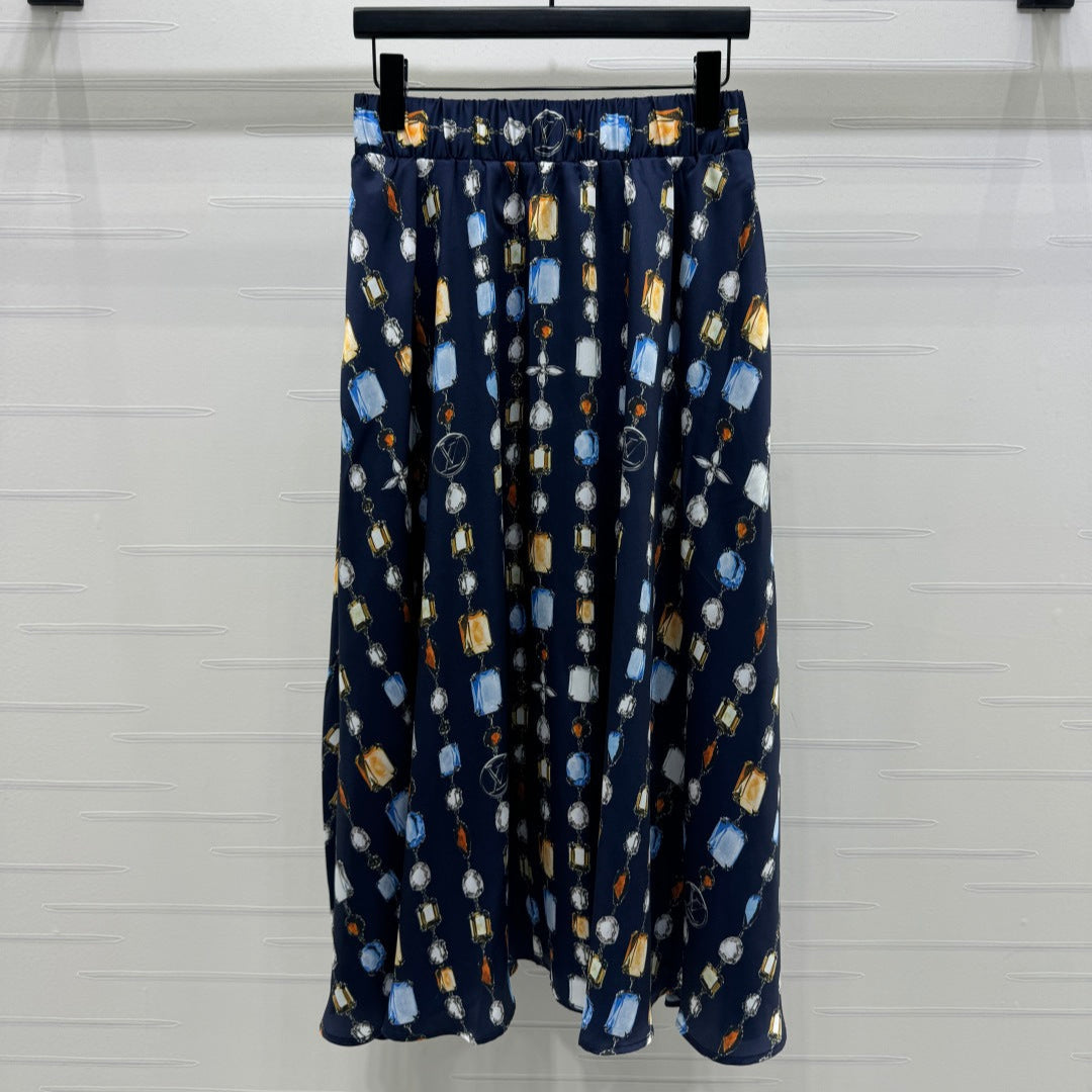 LV PRINTED SKIRT 269524