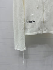 DIOR HOODED LONG-SLEEVE CARDIGAN 274929