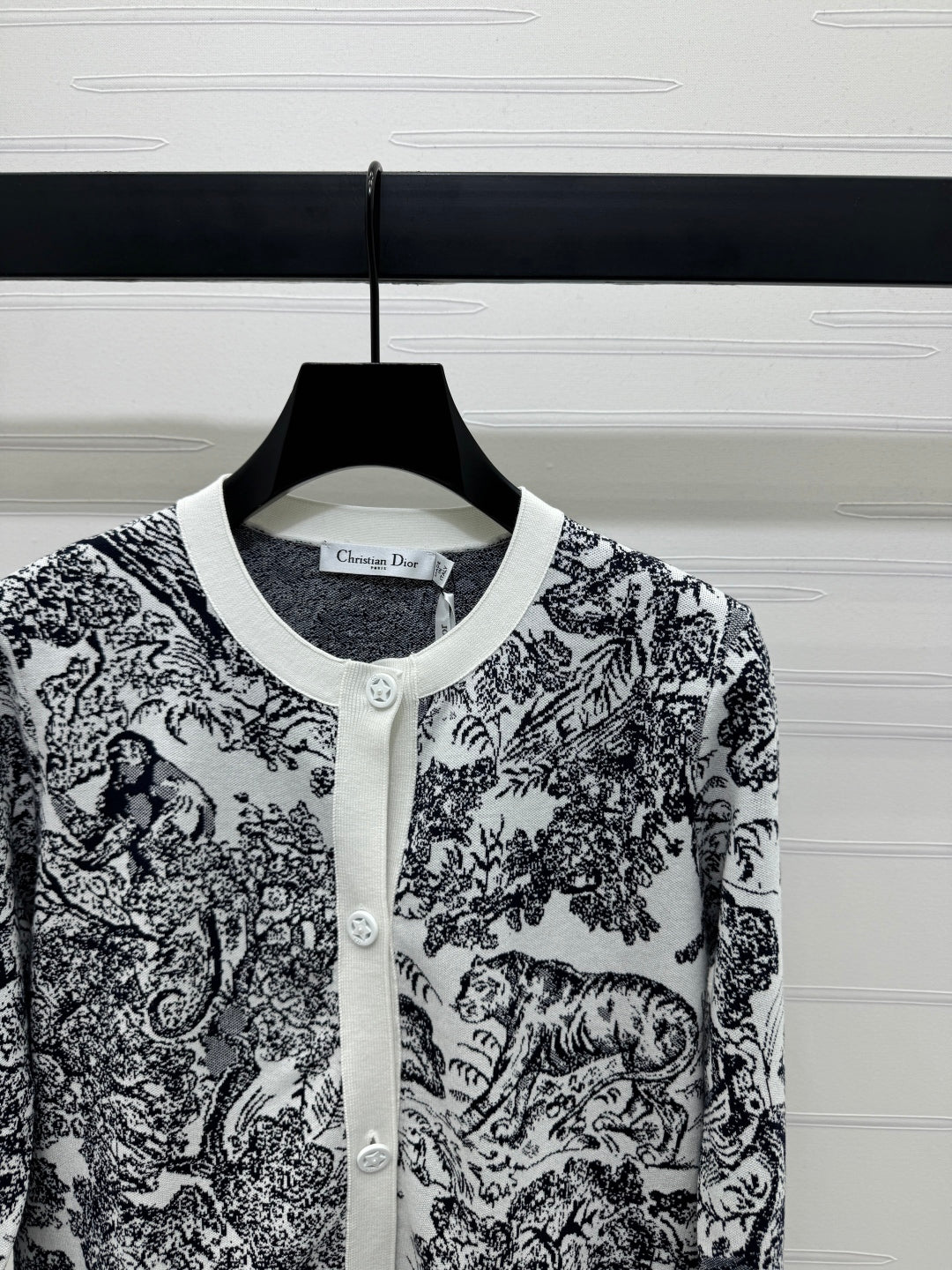DIOR JACQUARD KNIT CARDIGAN 274879