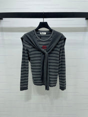 MIUMIU COWL NECK KNITTED SWEATER STYLE 480