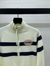 CHANEL 25S STAND-COLLAR CARDIGAN 282