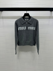 MIUMIU POLO KNIT SWEATER STYLE 748