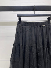 DIOR 26S LACE MIDI SKIRT 1313