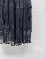 DIOR 26S LACE MIDI SKIRT 1313