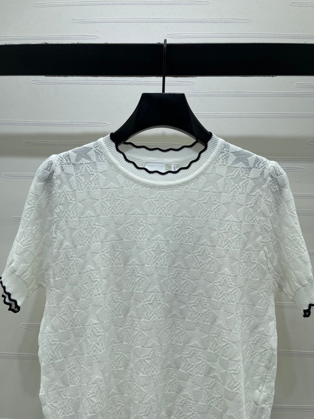 DIOR 26S SHORT-SLEEVE KNIT TOP 1387