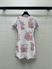 DIOR 26S SHORT-SLEEVE KNIT DRESS 1359