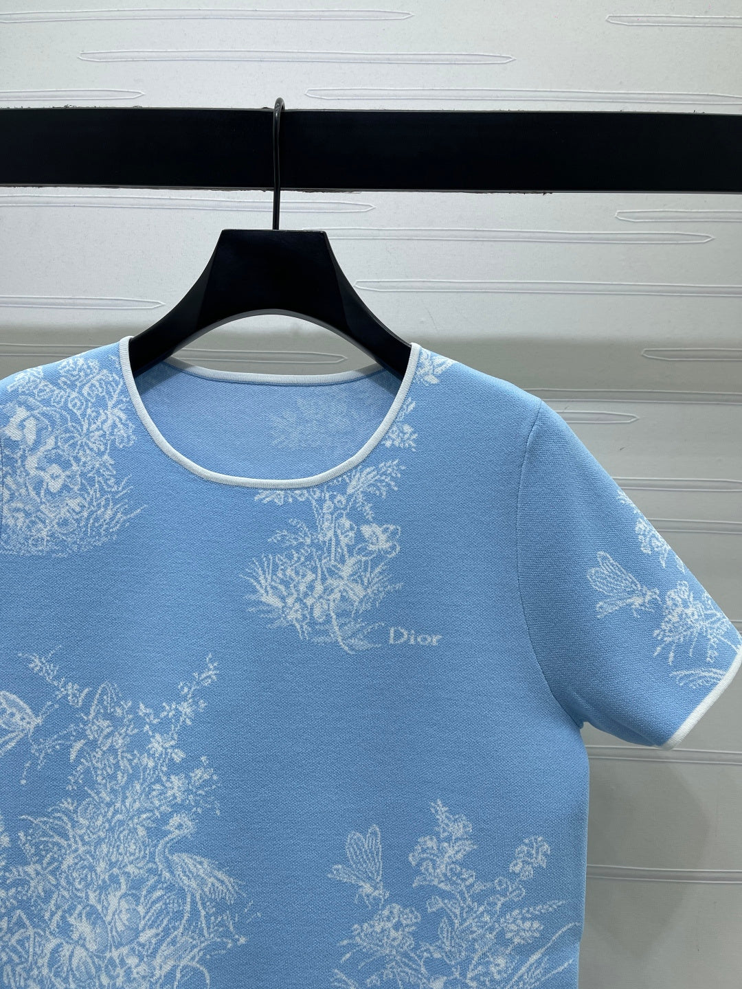 DIOR 26S SHORT-SLEEVE KNIT TOP 1360