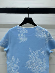 DIOR 26S SHORT-SLEEVE KNIT TOP 1360
