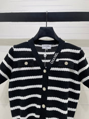 CHANEL 26S SHORT-SLEEVE KNIT TOP 1345