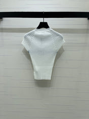 CHANEL 26S SHORT-SLEEVE KNIT TOP 1340