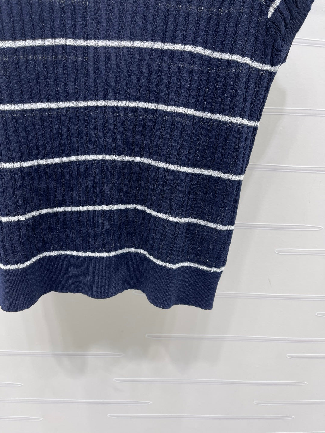 CHANEL 26S SHORT-SLEEVE KNIT TOP 1343