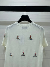 THOM 26S SHORT-SLEEVE KNIT TOP STYLE 223