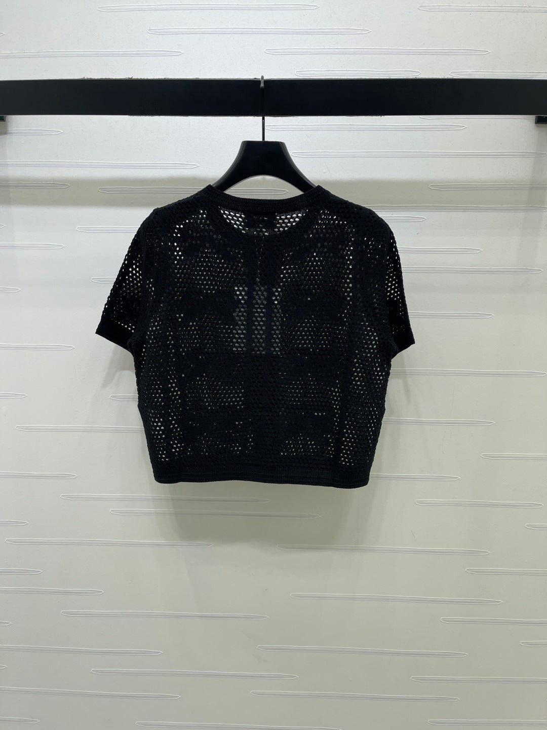 CHANEL 26S OPENWORK KNIT CARDIGAN 1334