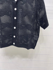 CHANEL 26S OPENWORK KNIT CARDIGAN 1334
