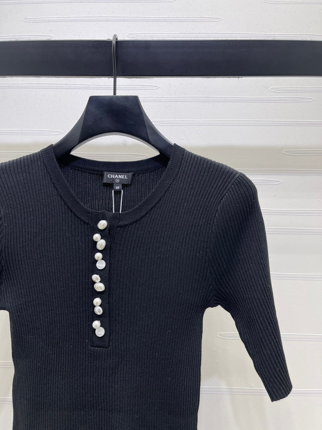 CHANEL 26S SHORT-SLEEVE KNIT TOP 1331