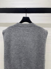 CHANEL 26S CONTRAST KNIT VEST 1323