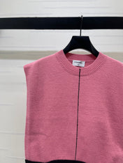 CHANEL 26S CONTRAST KNIT VEST 1325
